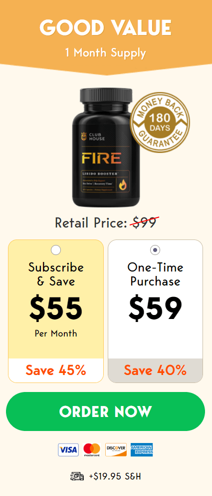 Clubhouse Fire Buy 1 Bottle