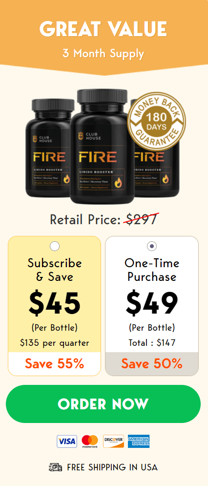 Clubhouse Fire Buy 3 Bottles